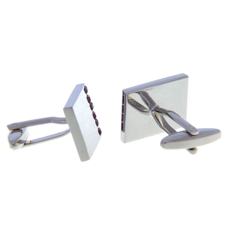 Crystal Zircon Cufflinks