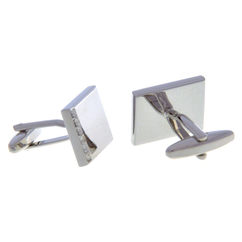 Crystal Zircon Cufflinks