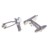 Military Tools Crystal Zircon Cufflinks