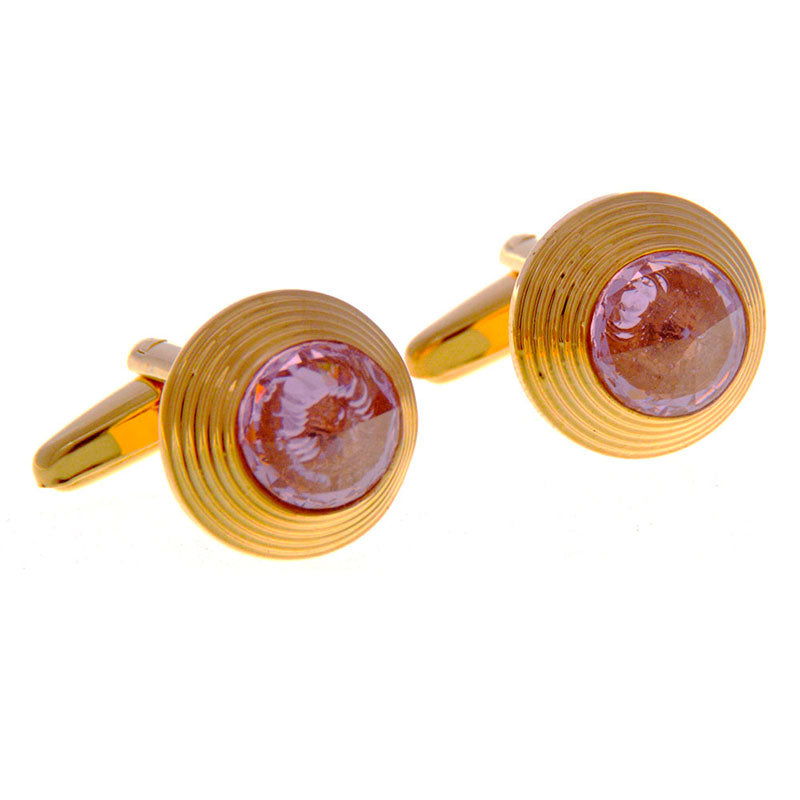 Crystal Zircon Cufflinks