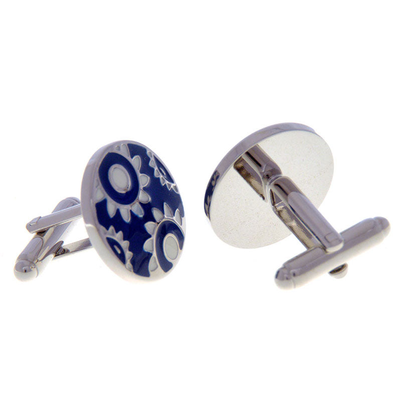 Enamel Dropping Glue Cufflinks