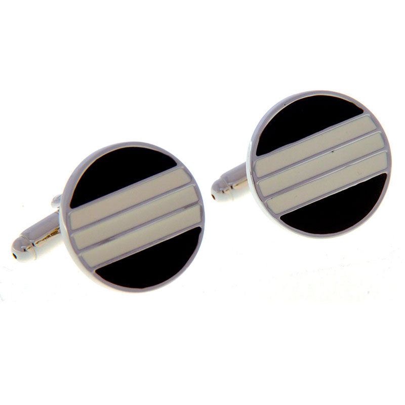 Enamel Dropping Glue Cufflinks