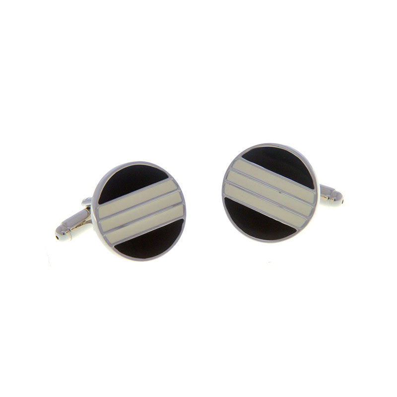 Enamel Dropping Glue Cufflinks