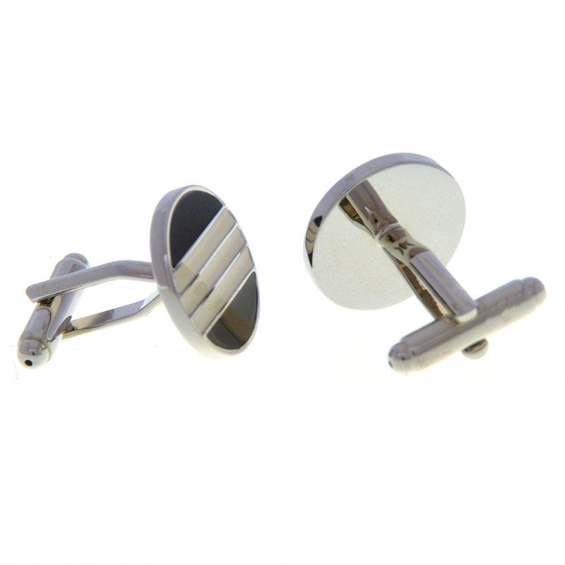 Enamel Dropping Glue Cufflinks