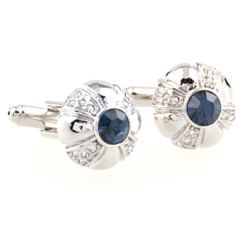 Crystal Zircon Cufflinks