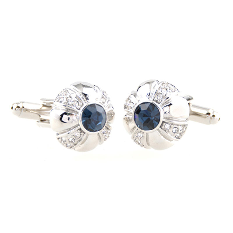 Crystal Zircon Cufflinks