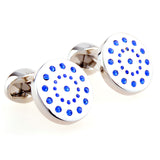 Crystal Zircon Cufflinks