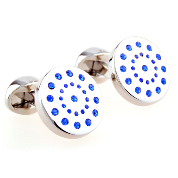 Crystal Zircon Cufflinks
