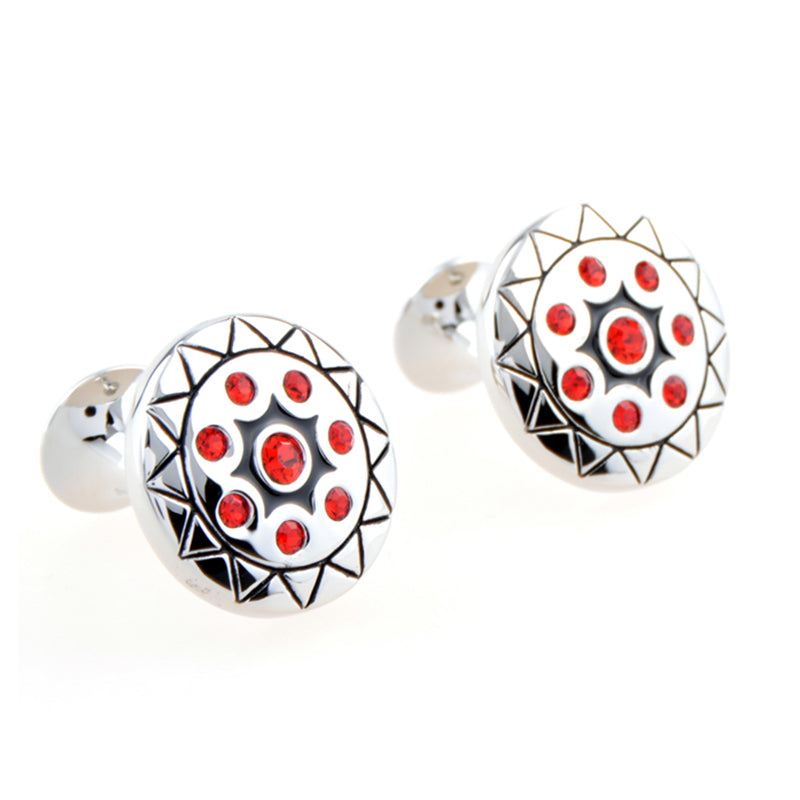 Crystal Zircon Cufflinks