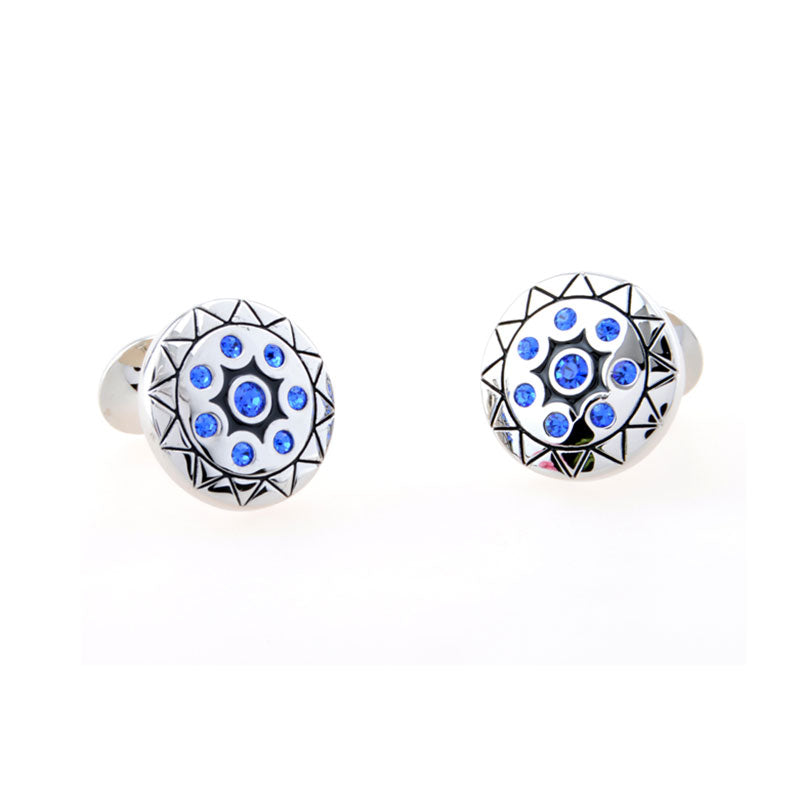 Crystal Zircon Cufflinks