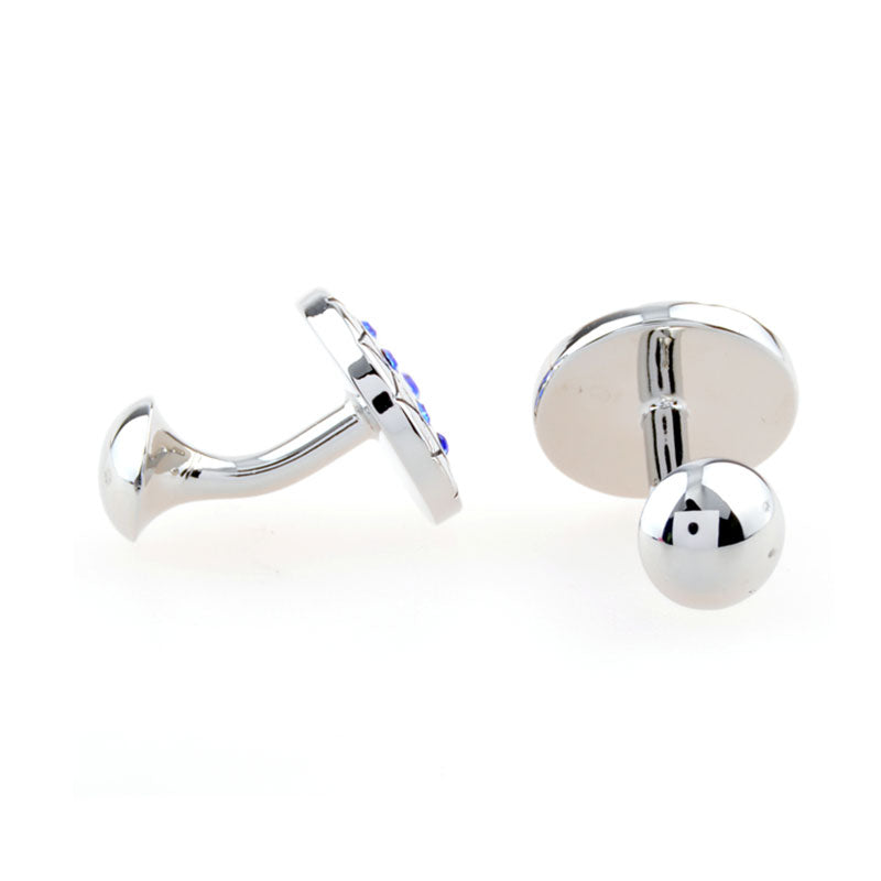 Crystal Zircon Cufflinks