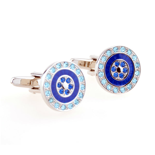 Crystal Zircon Cufflinks