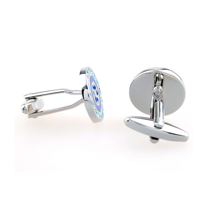 Crystal Zircon Cufflinks