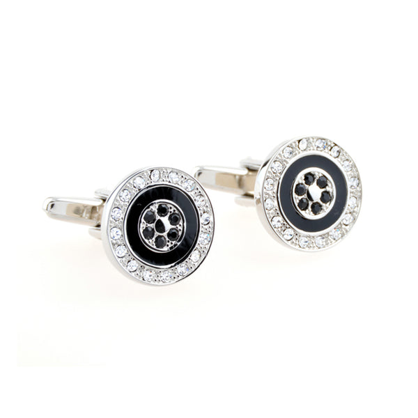 Crystal Zircon Cufflinks