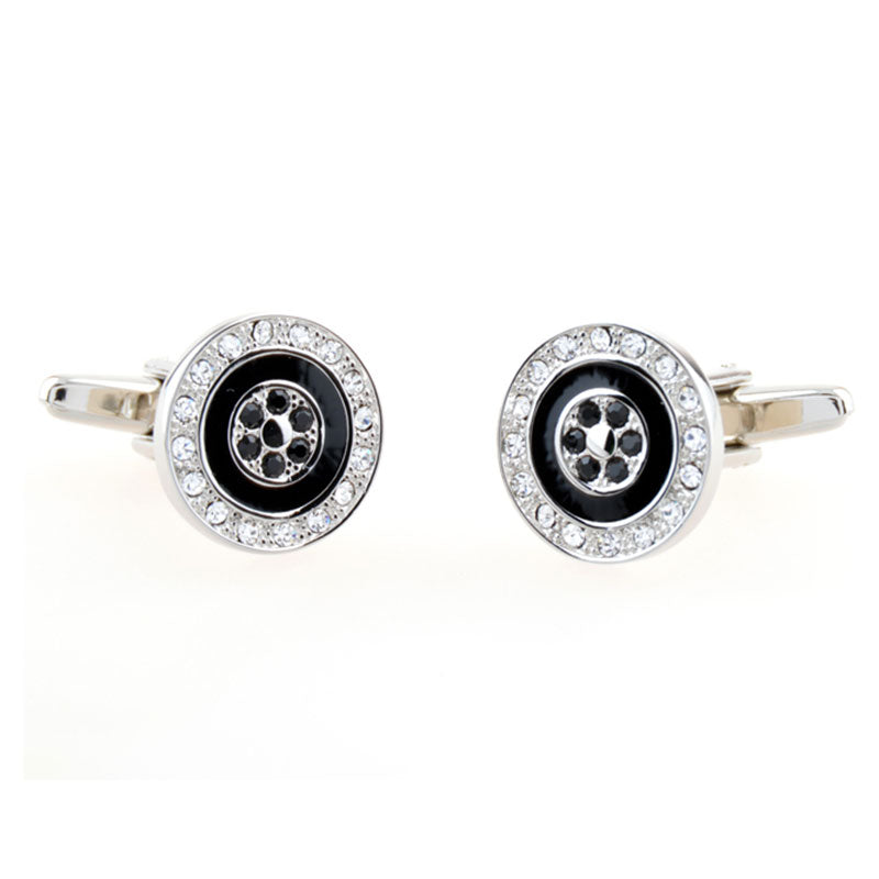 Crystal Zircon Cufflinks