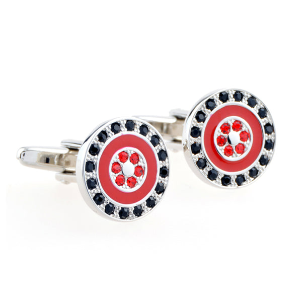 Crystal Zircon Cufflinks