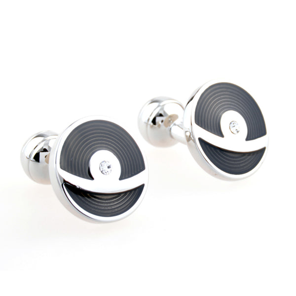 Enamel Dropping Glue Cufflinks