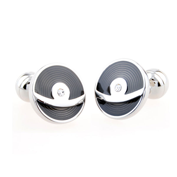 Enamel Dropping Glue Cufflinks