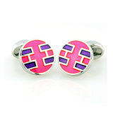 Enamel Dropping Glue Cufflinks
