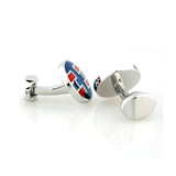 Enamel Dropping Glue Cufflinks