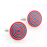 Enamel Dropping Glue Cufflinks