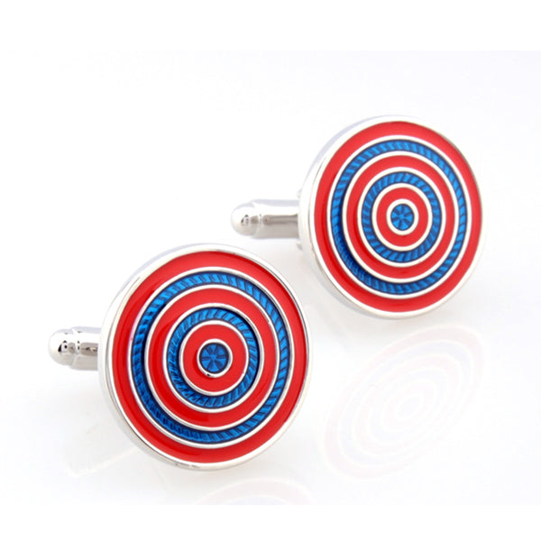 Enamel Dropping Glue Cufflinks