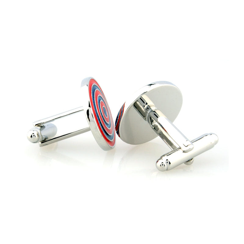 Enamel Dropping Glue Cufflinks