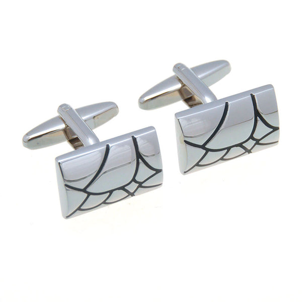 Enamel Dropping Glue Cufflinks