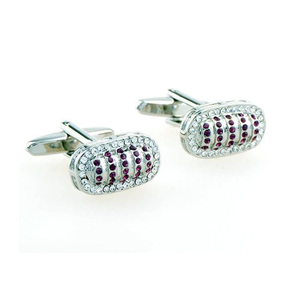Crystal Zircon Cufflinks