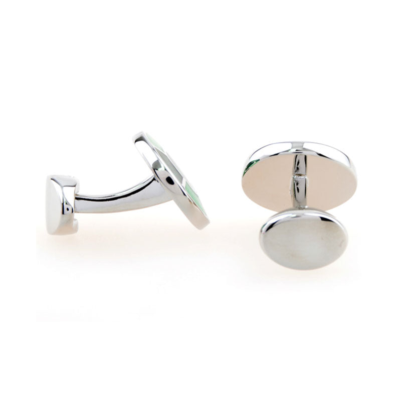 Enamel Dropping Glue Cufflinks