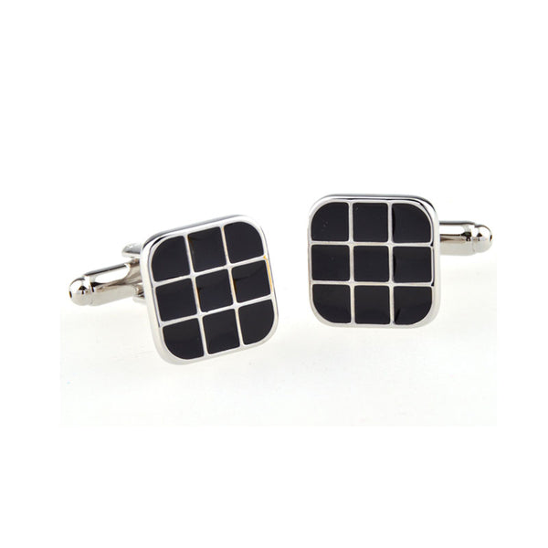 Enamel Dropping Glue Cufflinks