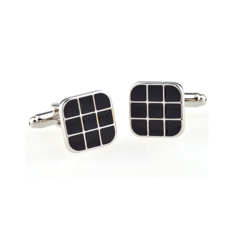 Enamel Dropping Glue Cufflinks
