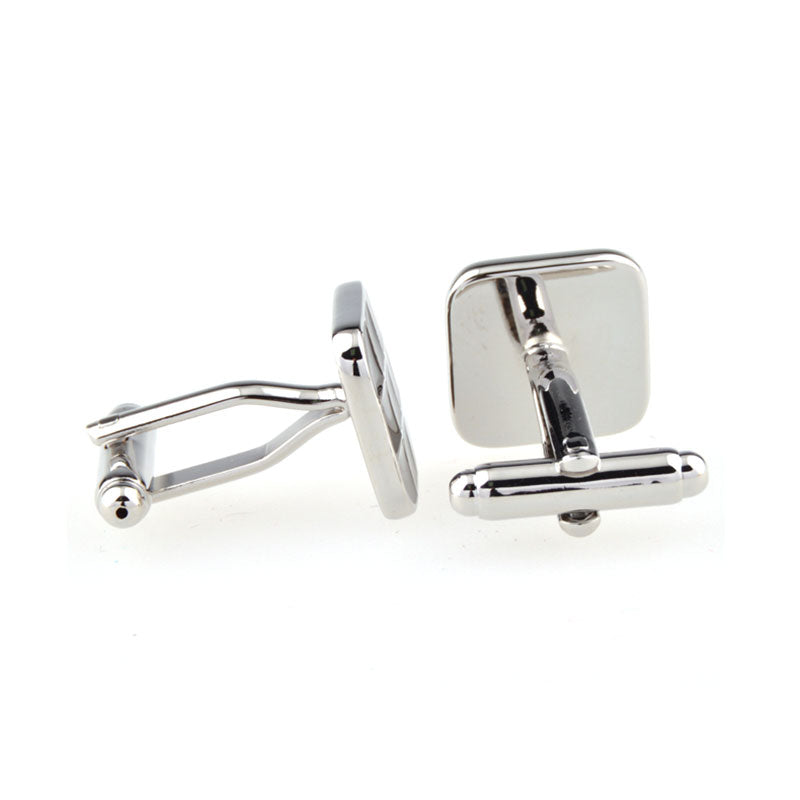 Enamel Dropping Glue Cufflinks