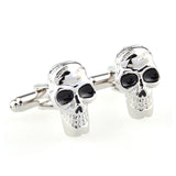 Interesting Skull Enamel Dropping Glue Cufflinks
