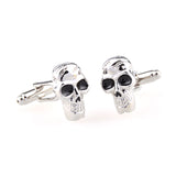 Interesting Skull Enamel Dropping Glue Cufflinks