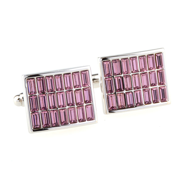 Crystal Zircon Cufflinks