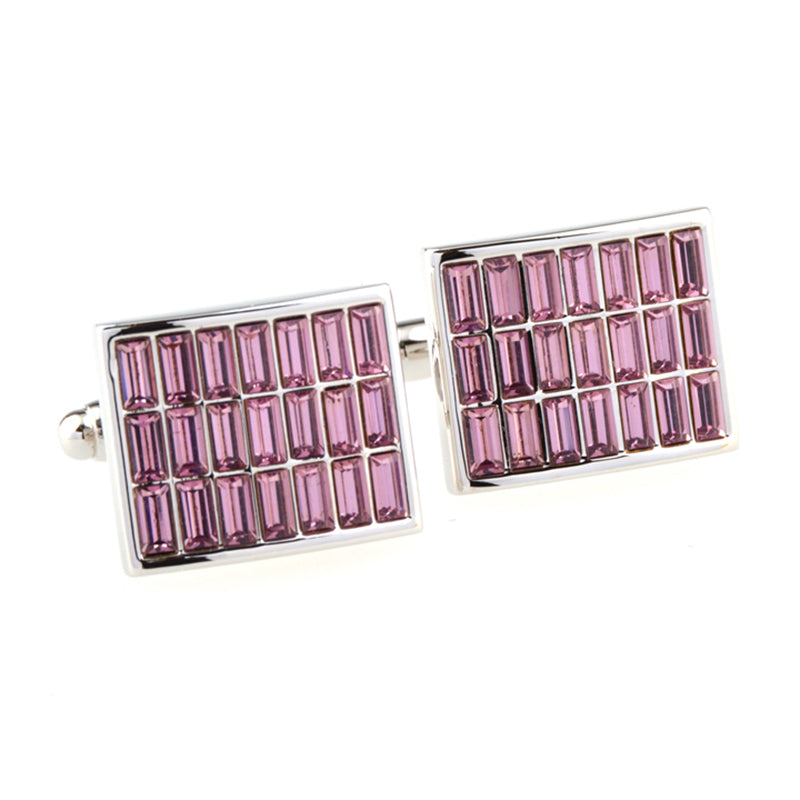 Crystal Zircon Cufflinks