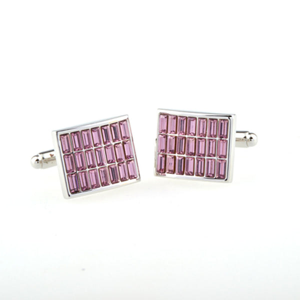 Crystal Zircon Cufflinks