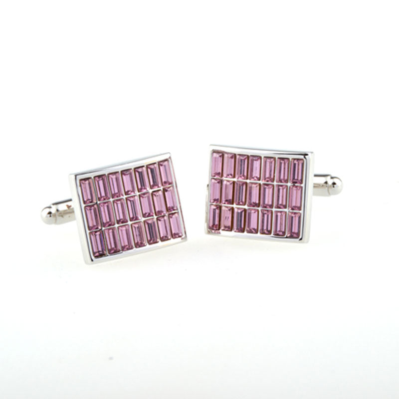 Crystal Zircon Cufflinks