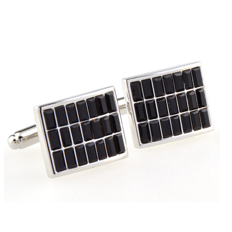 Crystal Zircon Cufflinks