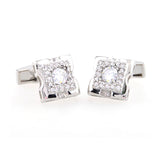 Crystal Zircon Cufflinks