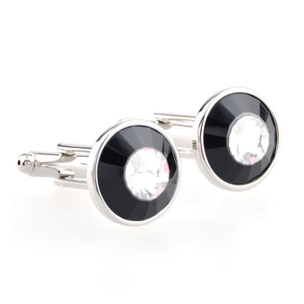 Crystal Zircon Cufflinks