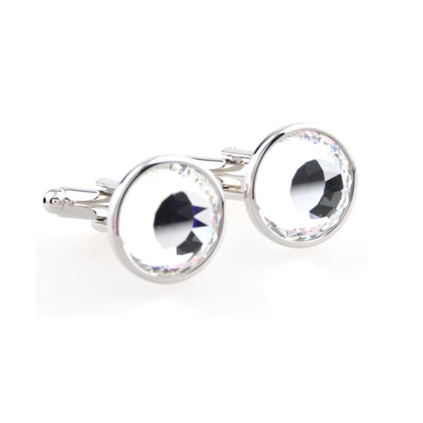 Crystal Zircon Cufflinks