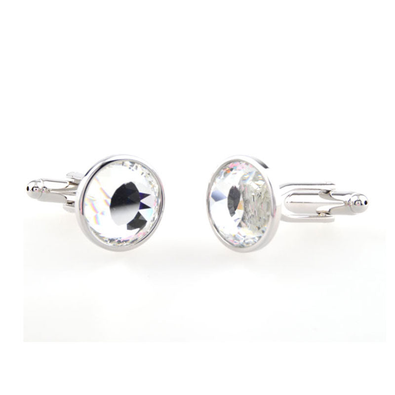 Crystal Zircon Cufflinks