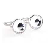 Crystal Zircon Cufflinks