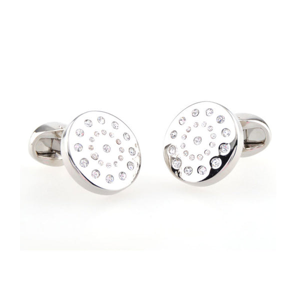 Crystal Zircon Cufflinks