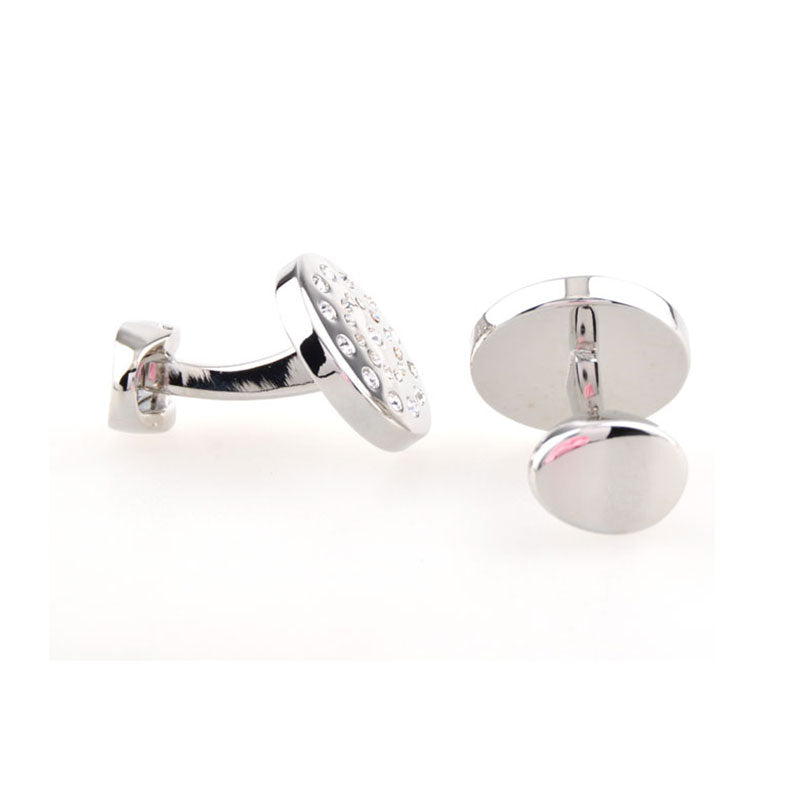 Crystal Zircon Cufflinks