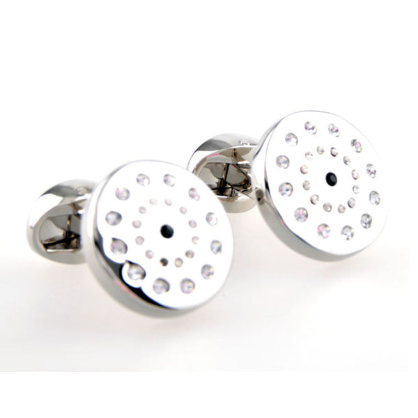 Crystal Zircon Cufflinks