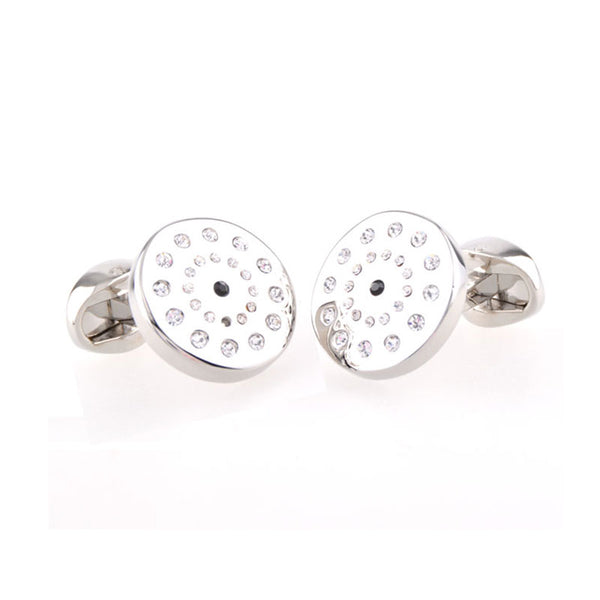 Crystal Zircon Cufflinks