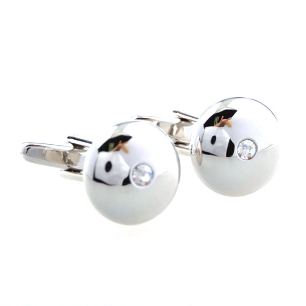 Crystal Zircon Cufflinks